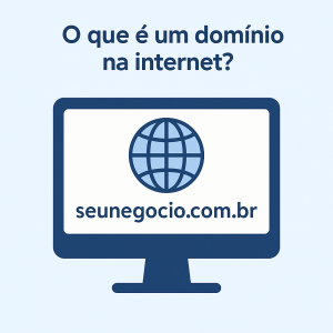 Exemplo ilustrativo do que e um dominio na internet